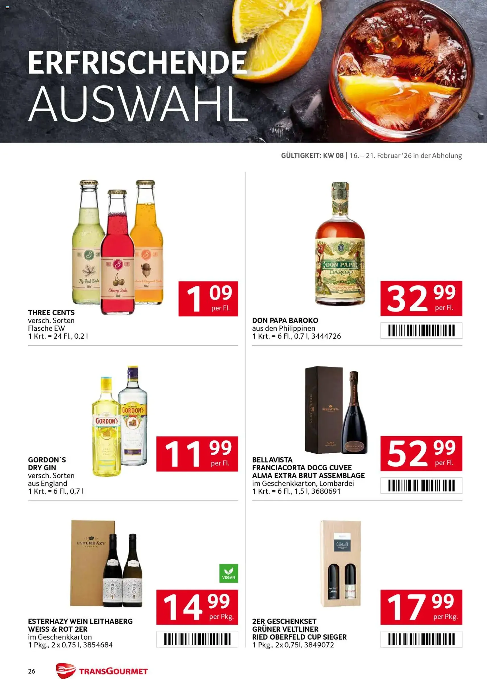 Transgourmet Flugblatt - Gültiger Prospekt ab 16.02.2026, Seite 26 von insgesamt 28