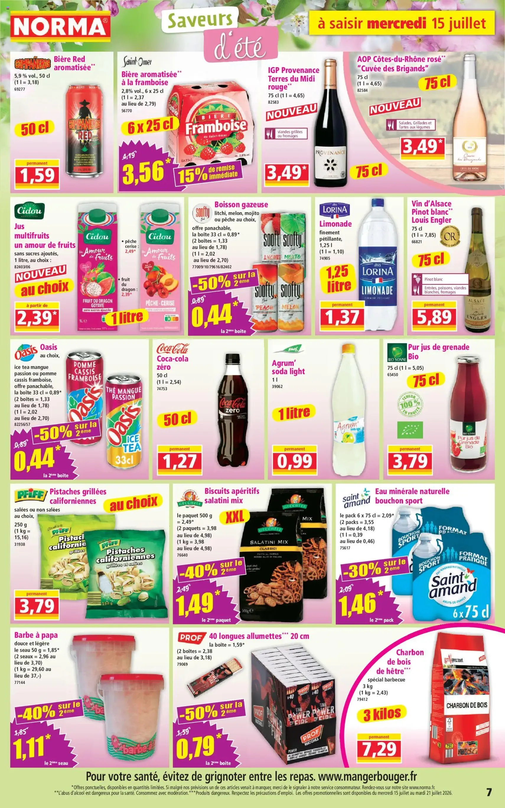 Norma catalogue - brochure valable à partir du 15/07/2026, page 7 sur 12