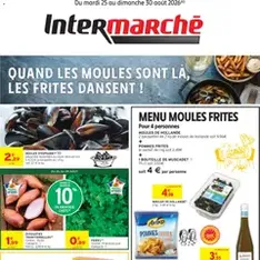 Intermarché catalogue Moules frites - Prévisualisation du catalogue valable à partir du 25/08/2026