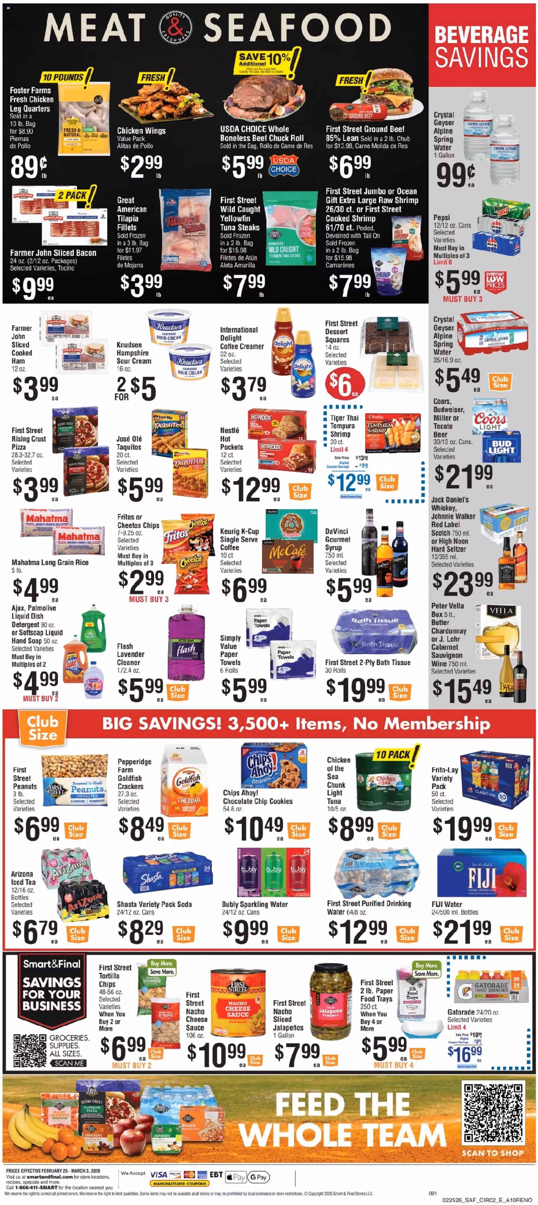 Smart & Final Weekly Ad - valid flyer from 02/25/2026, page 3 of 3