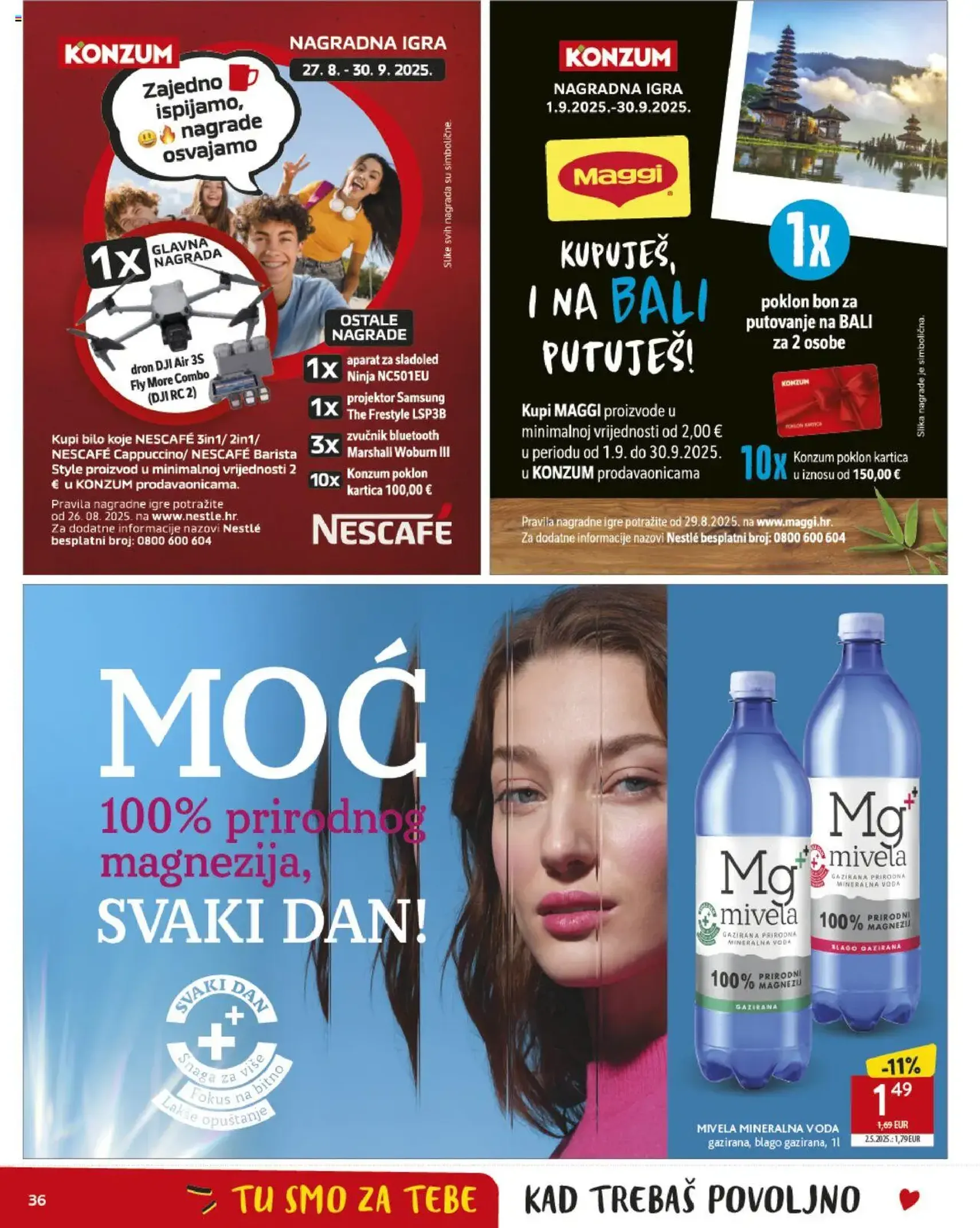 Konzum HR Akciós újság - 2025.08.27. érvényes szórólap 36 oldal 45 oldalból Konzum HR Akciós újság - 2025.08.27. érvényes szórólap 36 oldal 45 oldalból