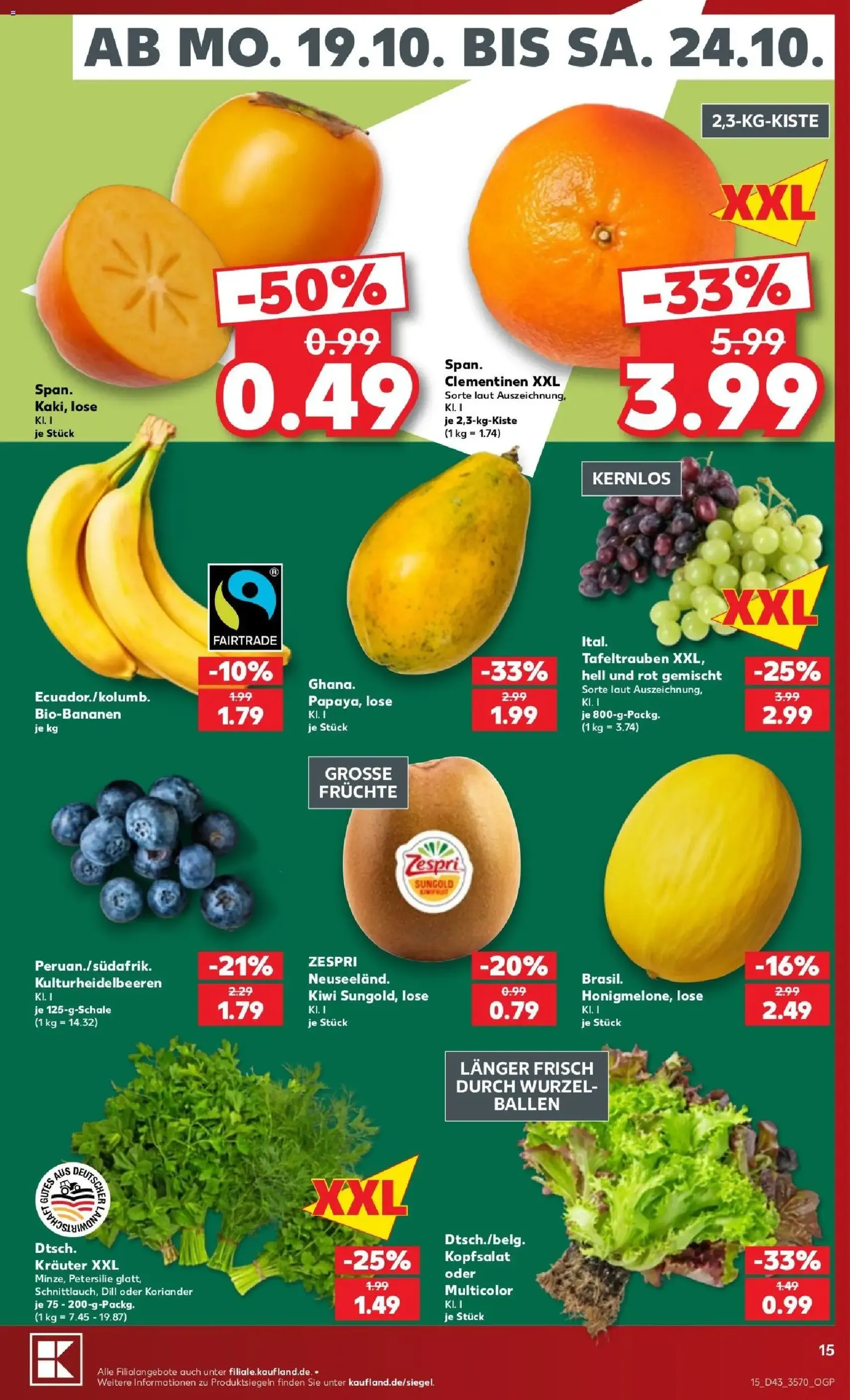 Kaufland Prospekt - Gültiger Prospekt ab 19.10.2026, Seite 15 von insgesamt 68