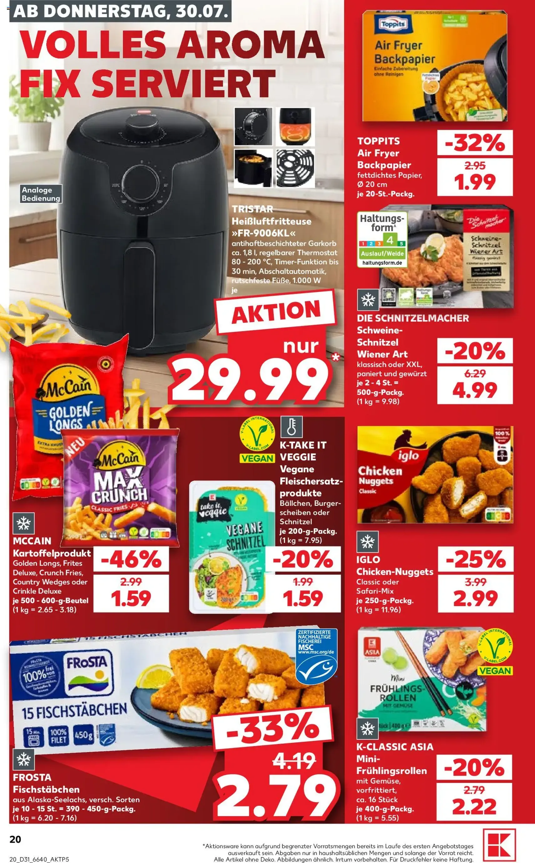 Kaufland Prospekt - Gültiger Prospekt ab 30.07.2026, Seite 20 von insgesamt 66