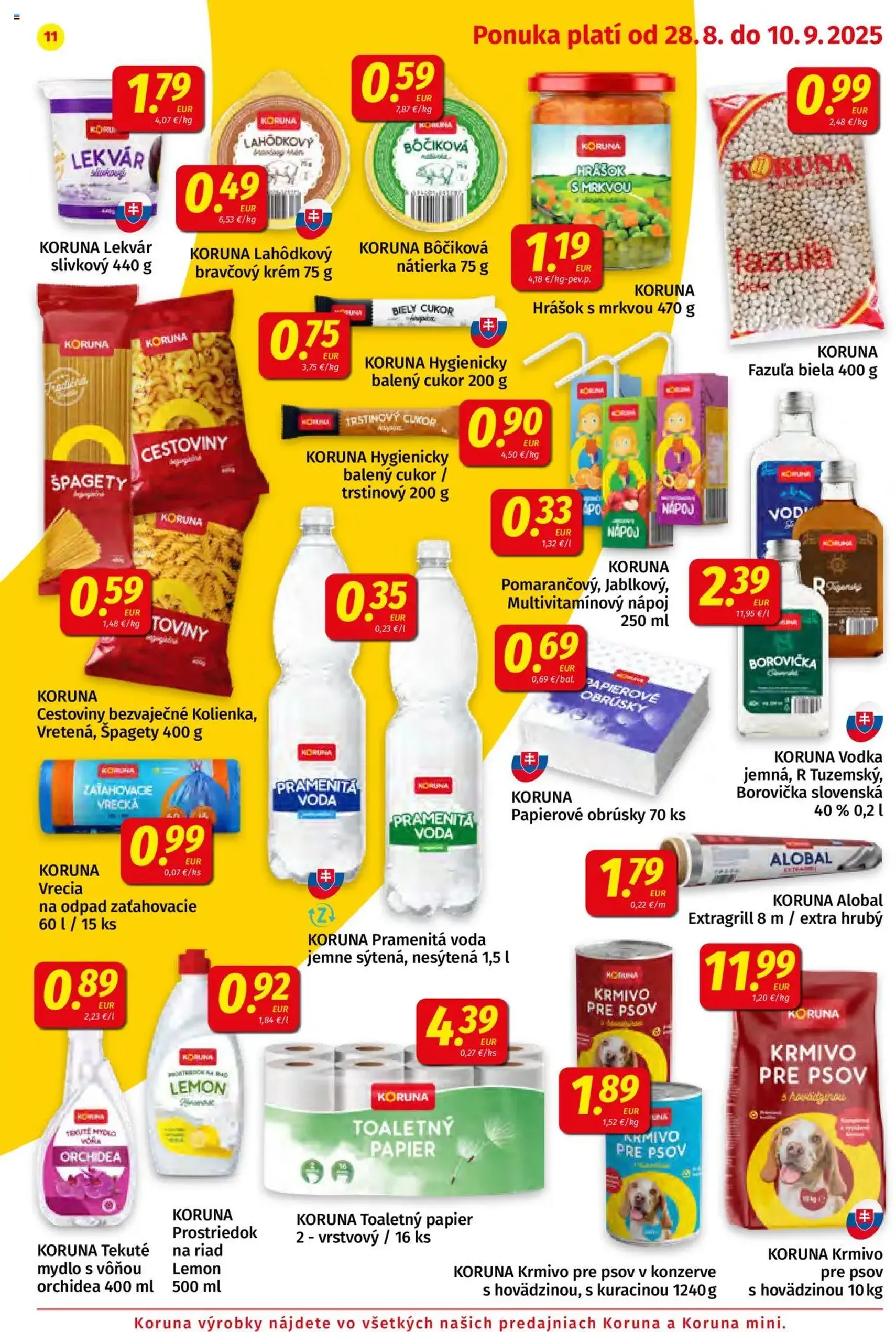 Koruna leták - platný leták od 28.08.2025 strana 11 z 24 Koruna leták - platný leták od 28.08.2025 strana 11 z 24
