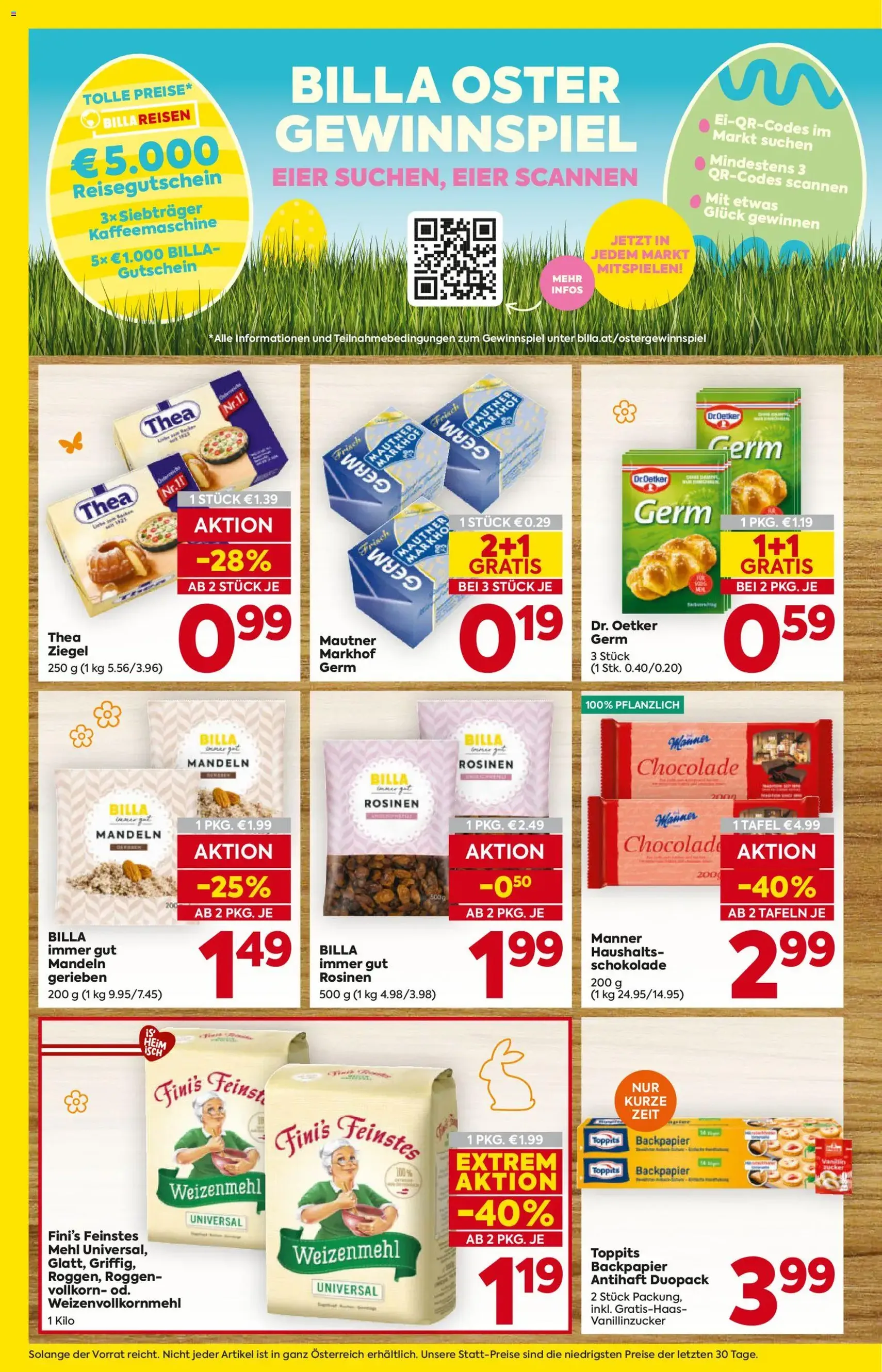 Billa - Flugblatt - Gültiger Prospekt ab 19.03.2026, Seite 8 von insgesamt 20