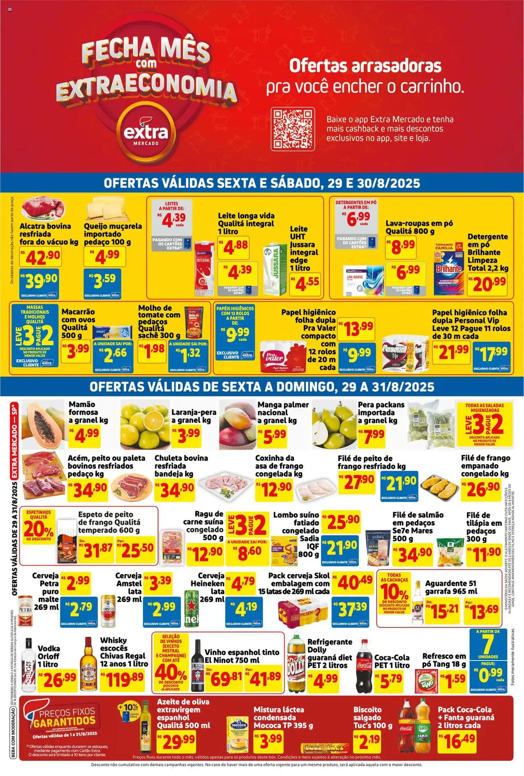 Extra - Ofertas de Mercado Fim de Semana - folheto válido a partir de 29/08/2025 página 1 de 3