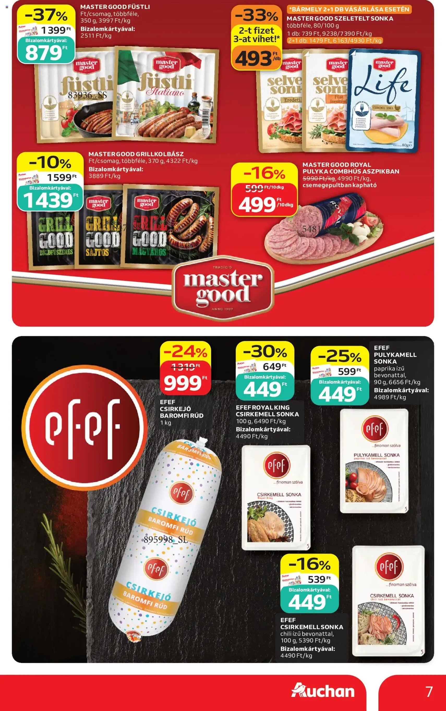Auchan akciós újság - 2026.08.06. érvényes szórólap 7 oldal 48 oldalból