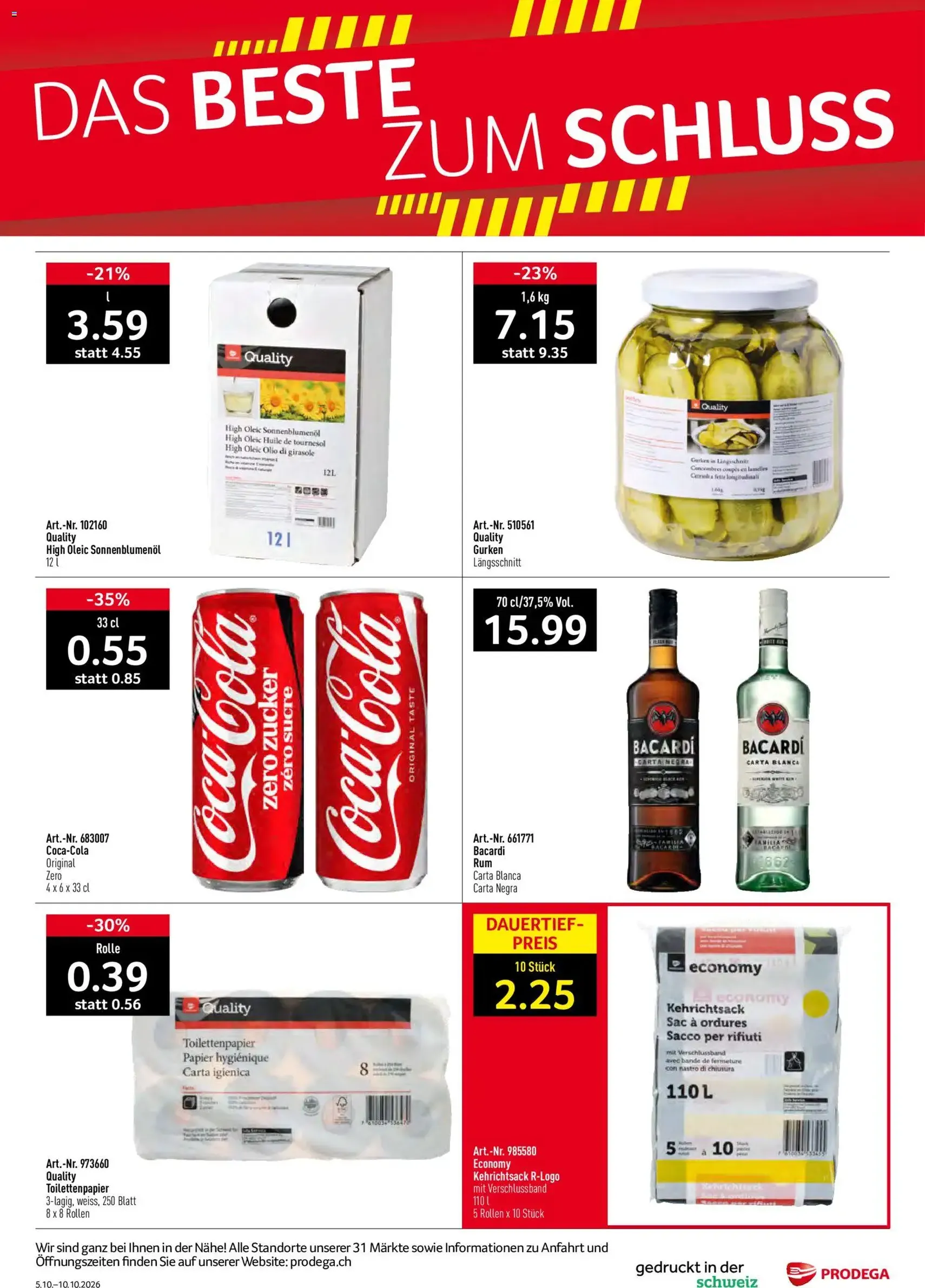 Prodega aktionen - Gültiger Prospekt ab 05.10.2026, Seite 40 von insgesamt 40