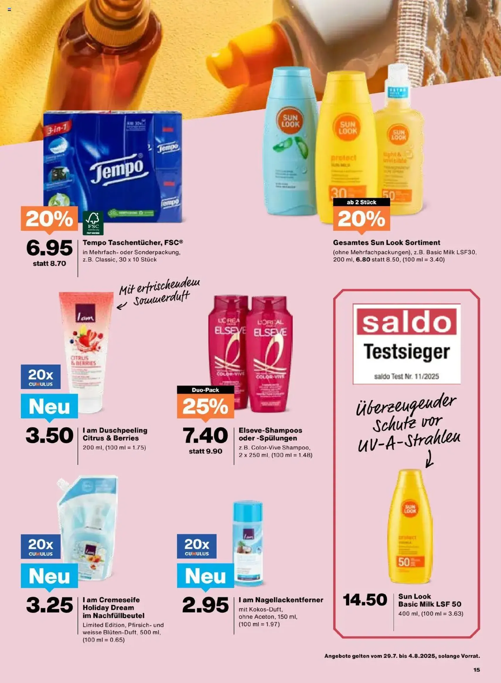 Migros Aktionen - Gültiger Prospekt ab 29.07.2025, Seite 15 von insgesamt 20