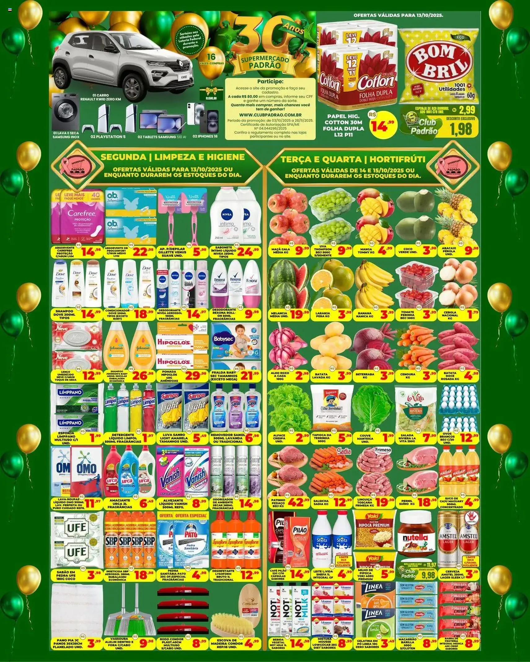 Supermercado Padrão - Ofertas do Açougue - folheto válido a partir de 13/10/2025 página 1 de 2