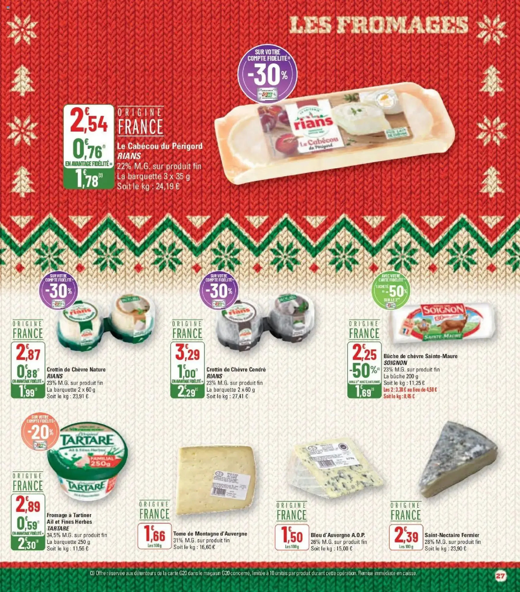 G20 Supermarchés catalogue - brochure valable à partir du 17/12/2025, page 27 sur 37