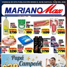 Vista previa del folleto Mariano Max - Catálogo válido desde 02/06/2026