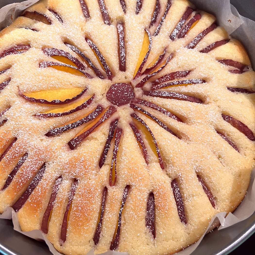 Torta di pesche