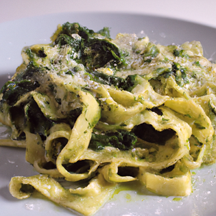 Recipe preview Easy Pasta with Garlic, Lemon, Spinach and Ricotta