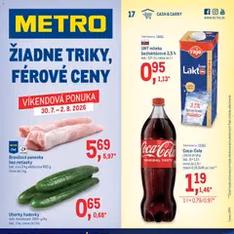 Metro leták - náhľad letáku platný od 29.07.2026