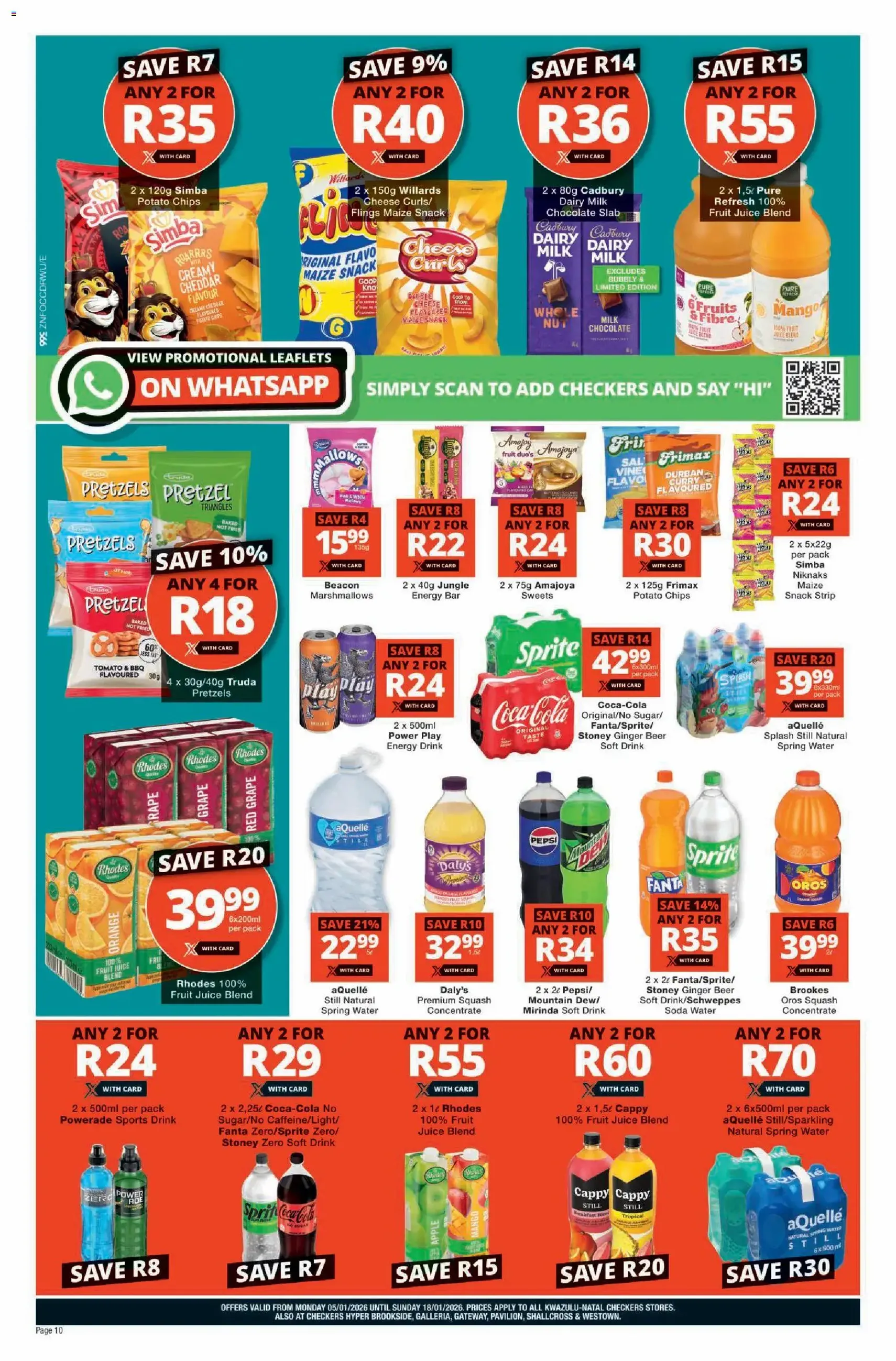 Checkers Specials - valid flyer from 05/01/2026, page 10 of 12