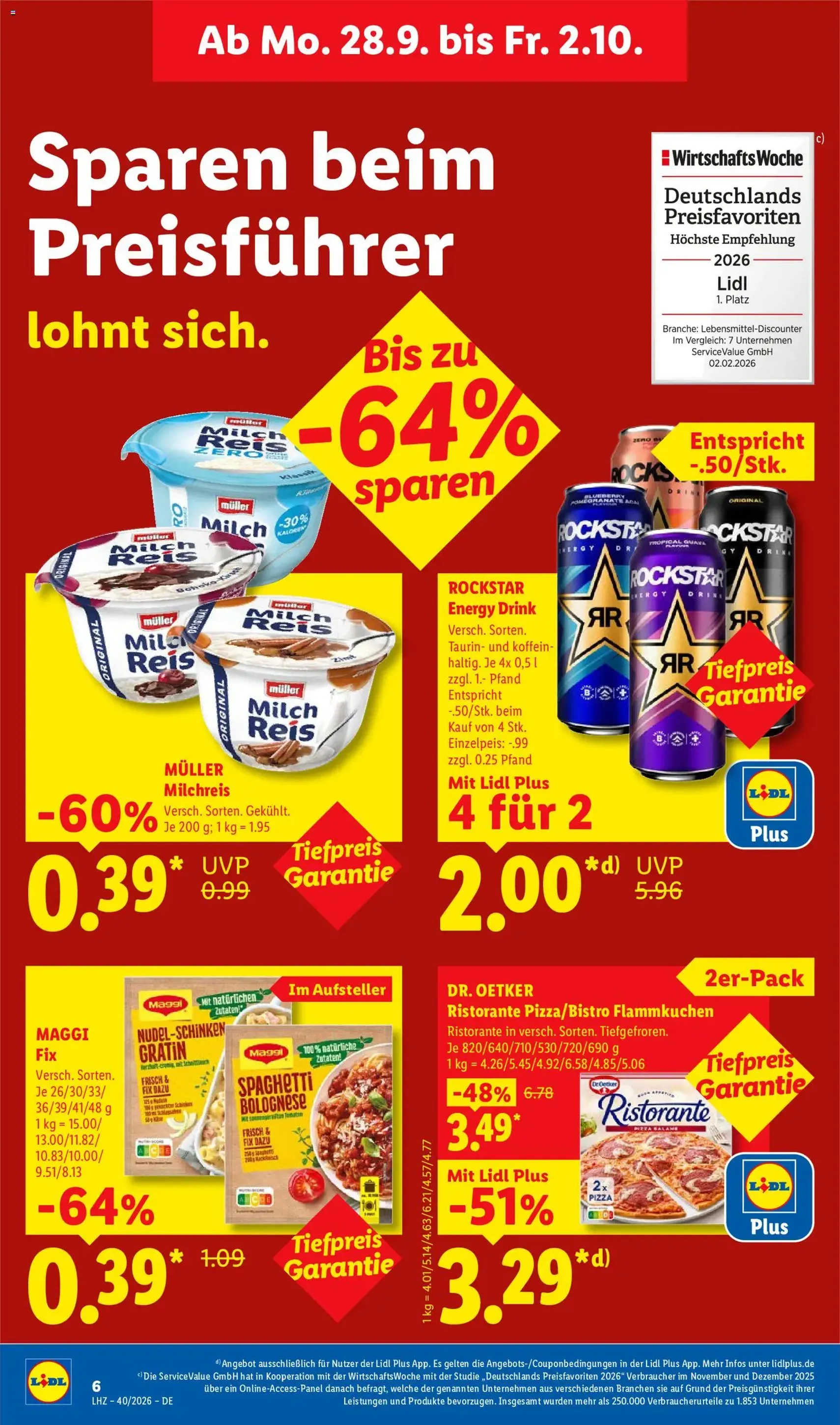 Lidl Prospekt - Gültiger Prospekt ab 28.09.2026, Seite 12 von insgesamt 71