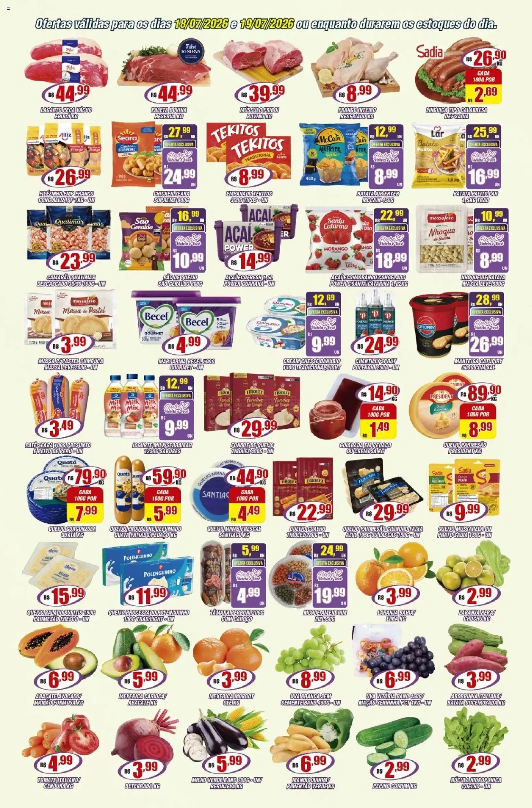 Violeta Supermercados - Ofertas da semana - folheto válido a partir de 18/07/2026 página 2 de 4