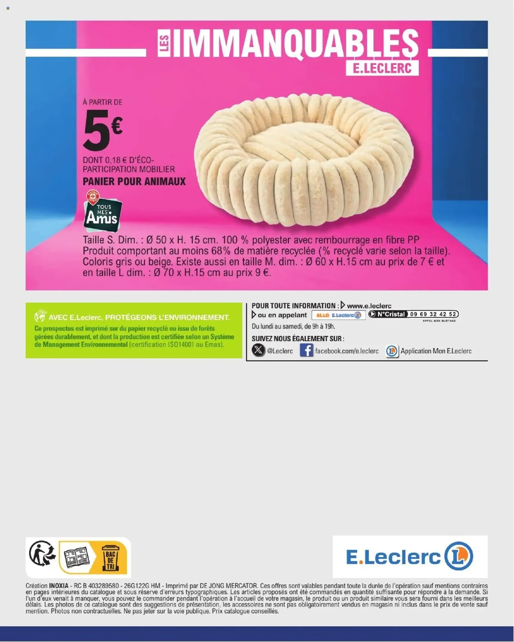 E.Leclerc catalogue - brochure valable à partir du 29/09/2026, page 56 sur 56