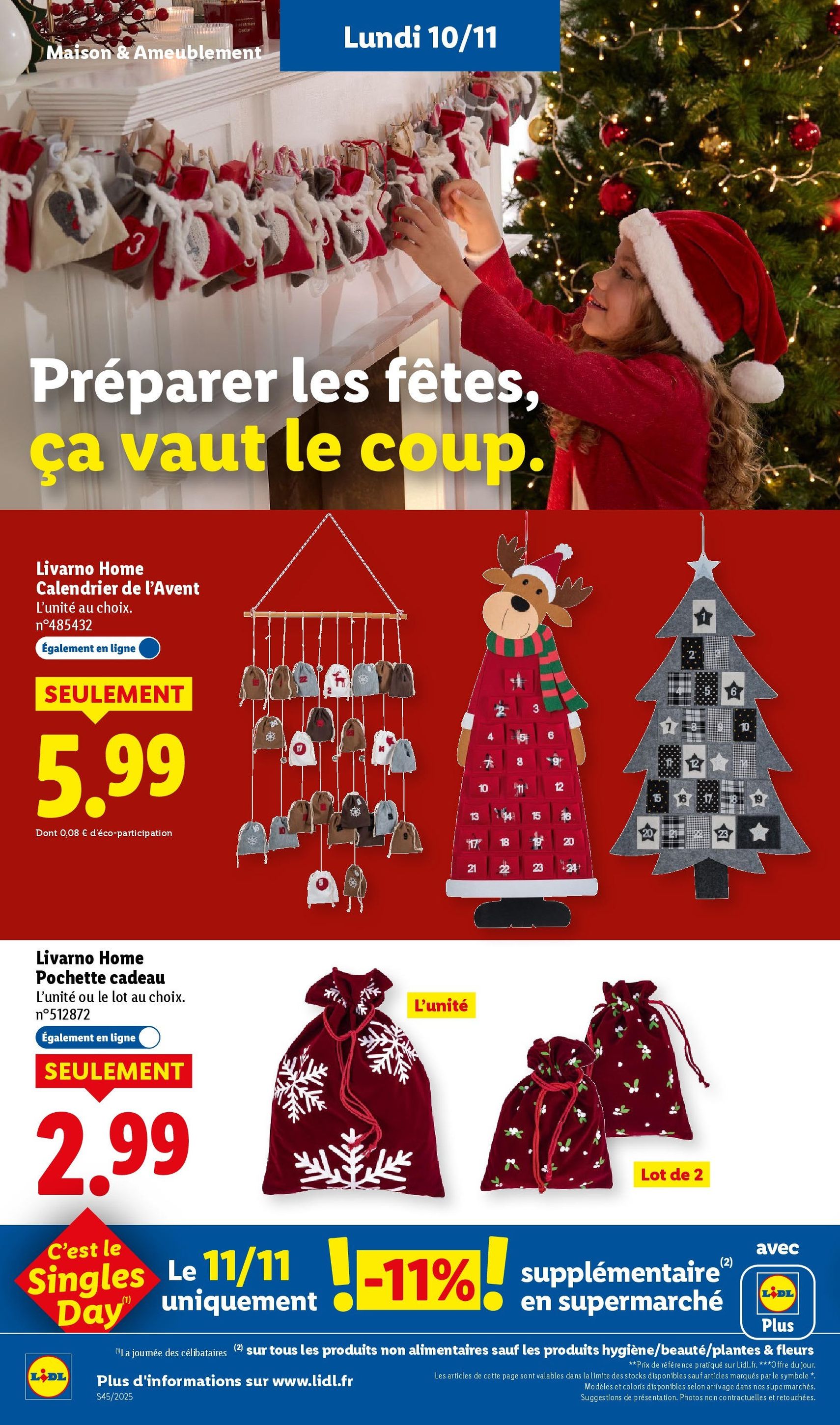 LIDL catalogue semaine 45 - brochure valable à partir du 06/11/2025, page 68 sur 95