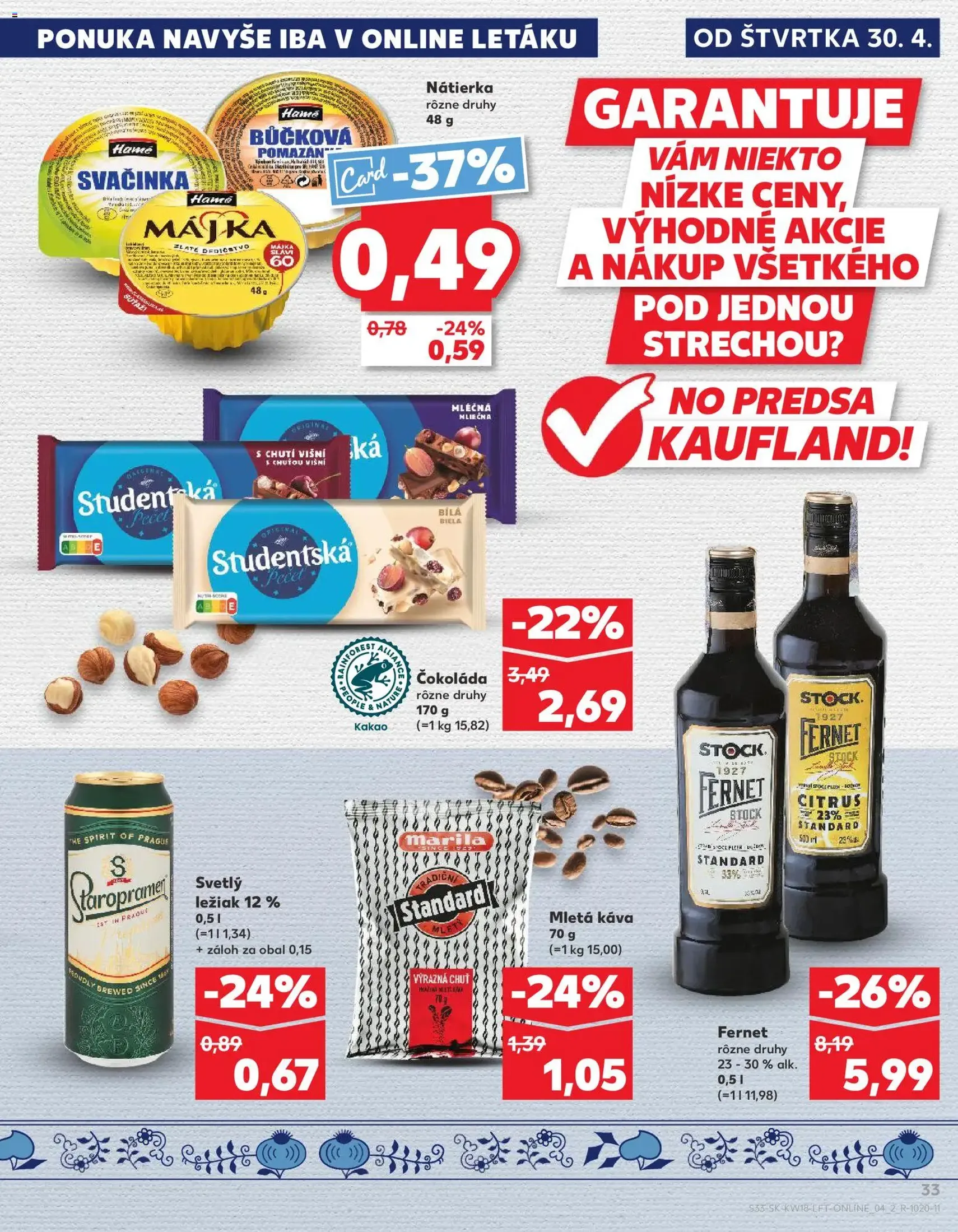 Kaufland leták - platný leták od 30.04.2026 strana 33 z 72