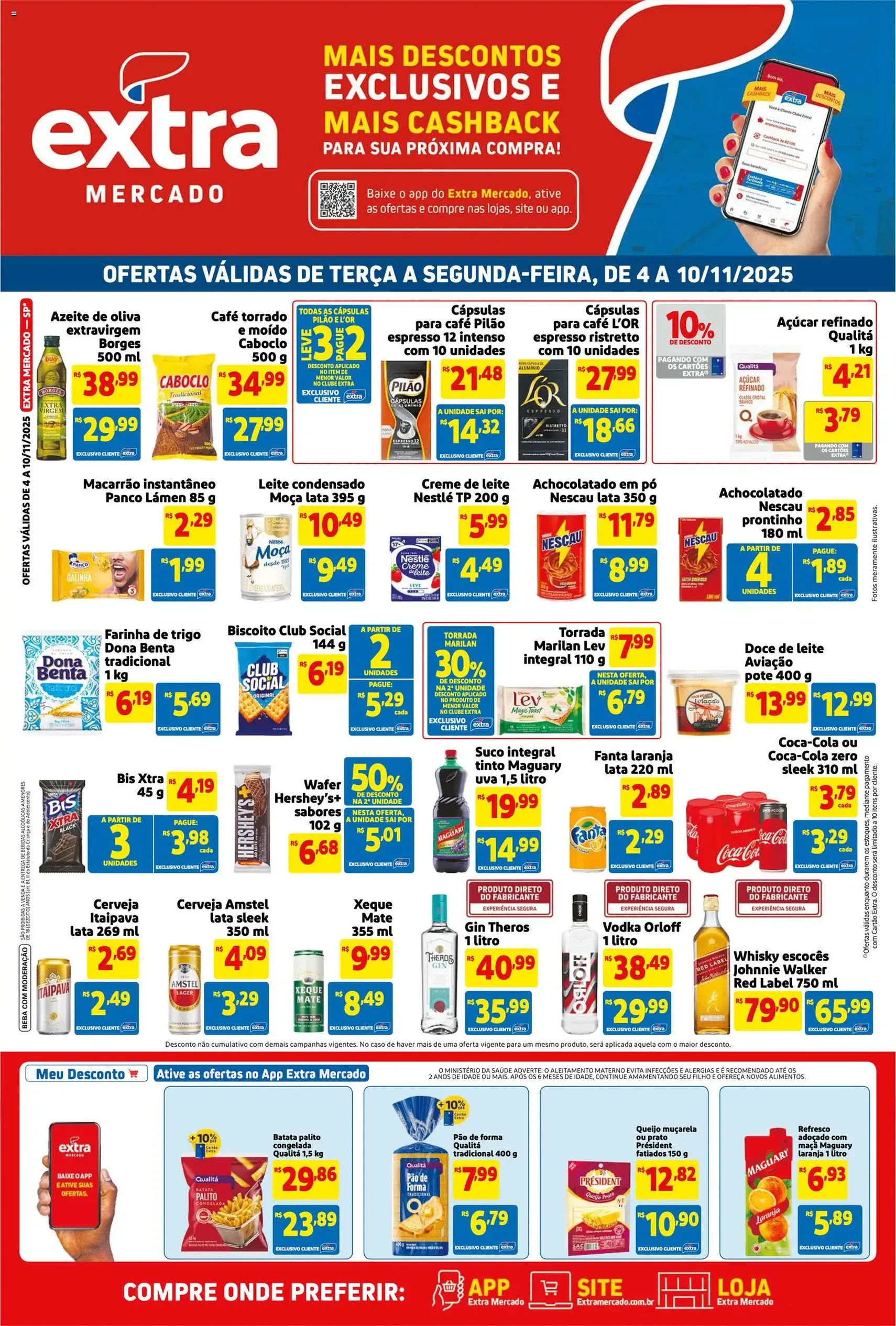 Extra - Ofertas de Mercado - folheto válido a partir de 04/11/2025 página 1 de 3