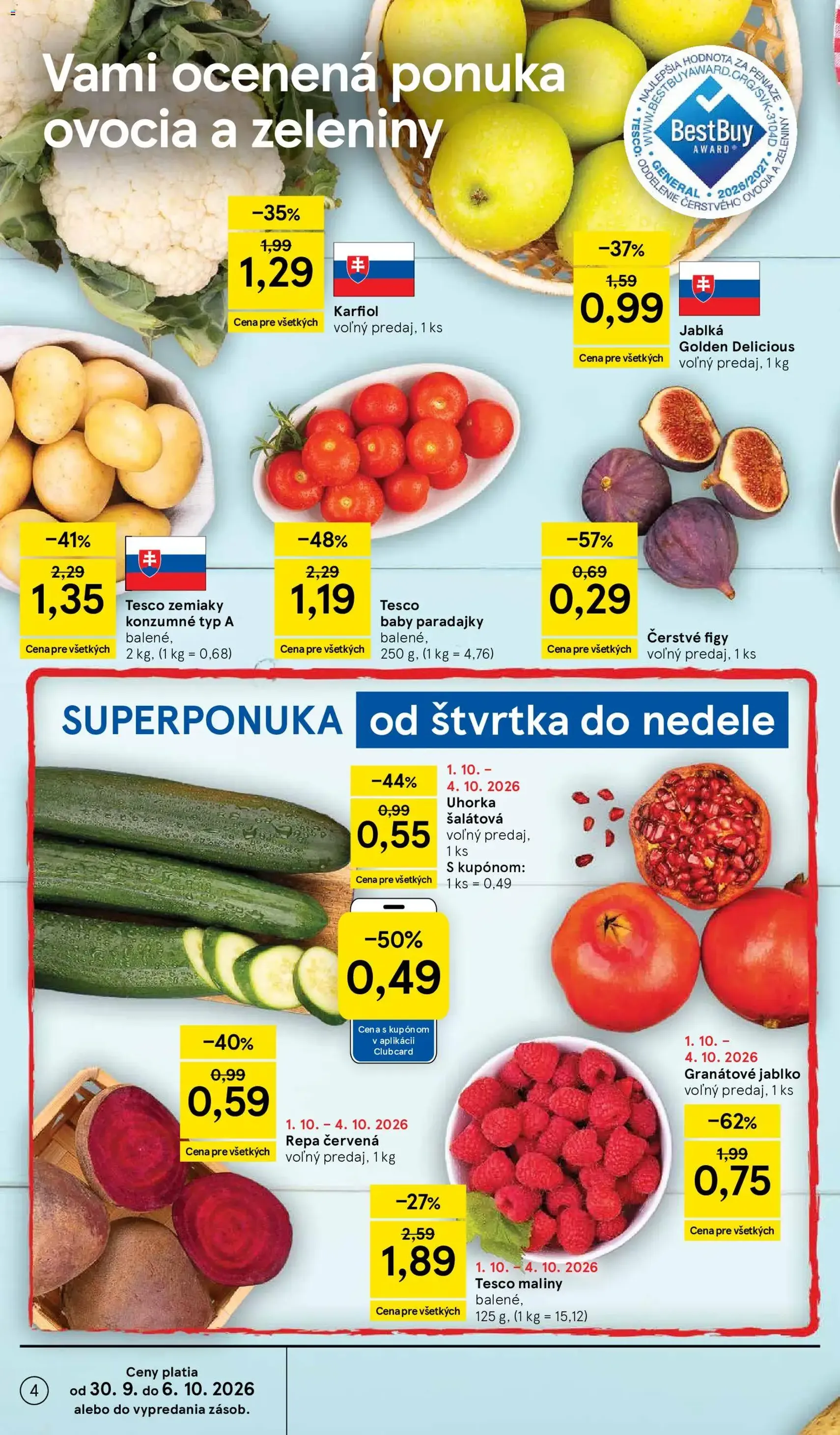 Tesco Hypermarket - leták - platný leták od 30.09.2026 strana 4 z 43