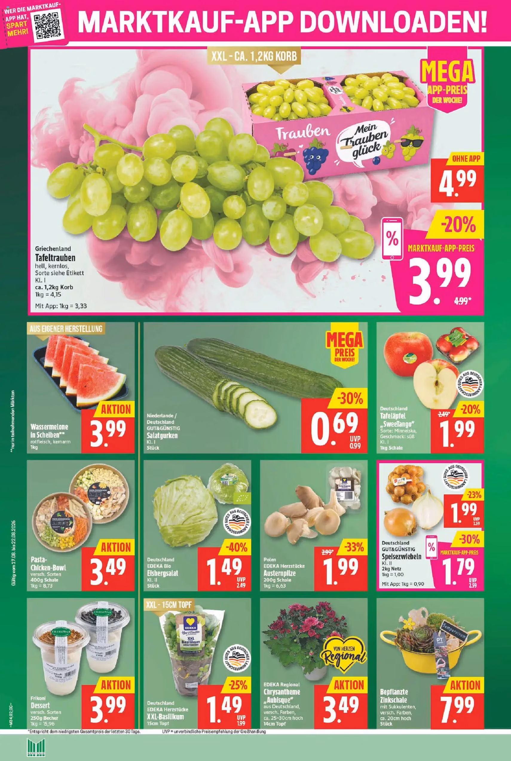 Marktkauf Prospekt - Gültiger Prospekt ab 17.08.2026, Seite 2 von insgesamt 32