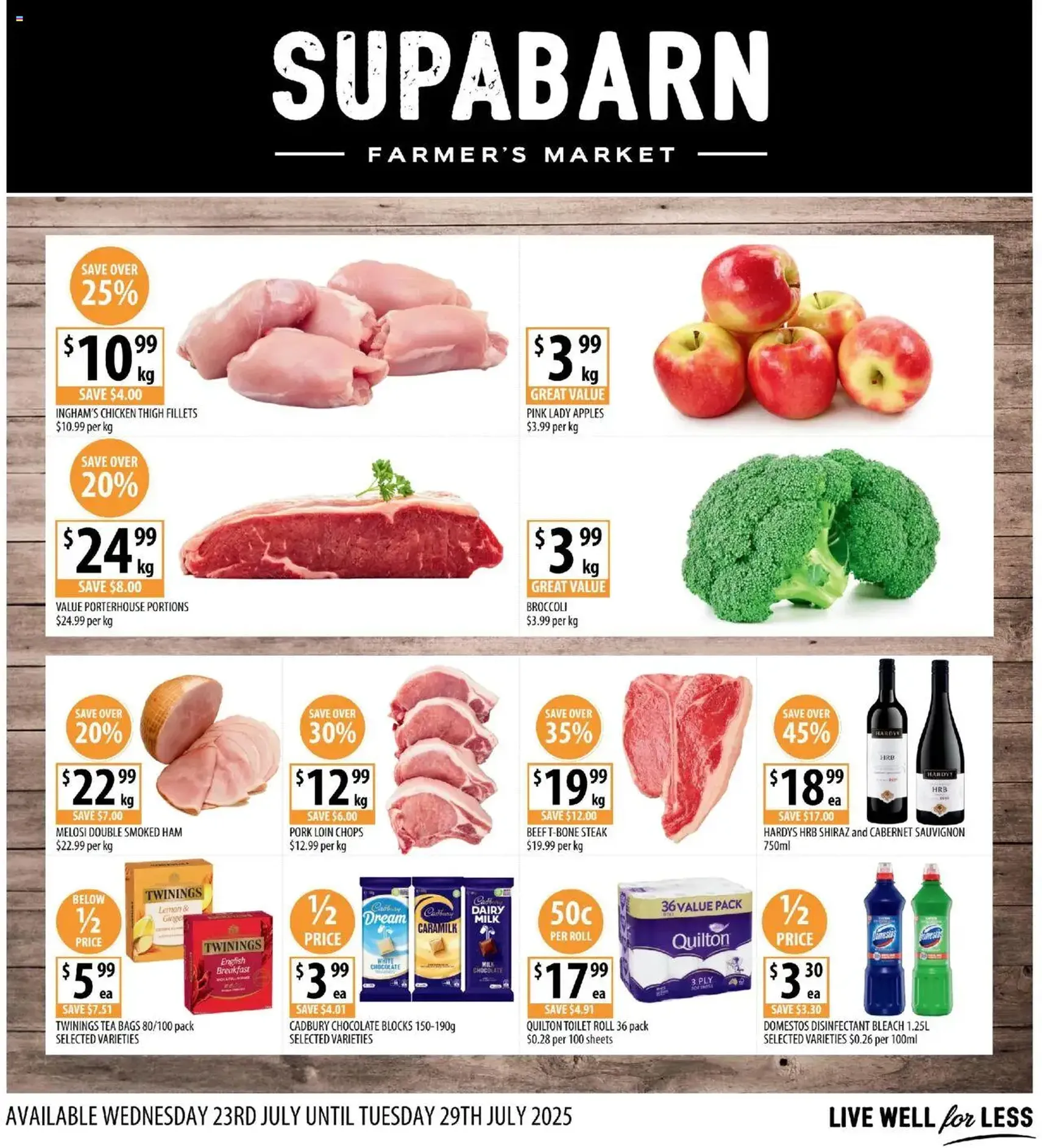 Supabarn Catalogue - valid flyer from 23/07/2025, page 1 of 12 Supabarn Catalogue - valid flyer from 23/07/2025, page 1 of 12