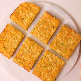 Recipe preview Easy homemade vegetarian Zucchini slice recipe