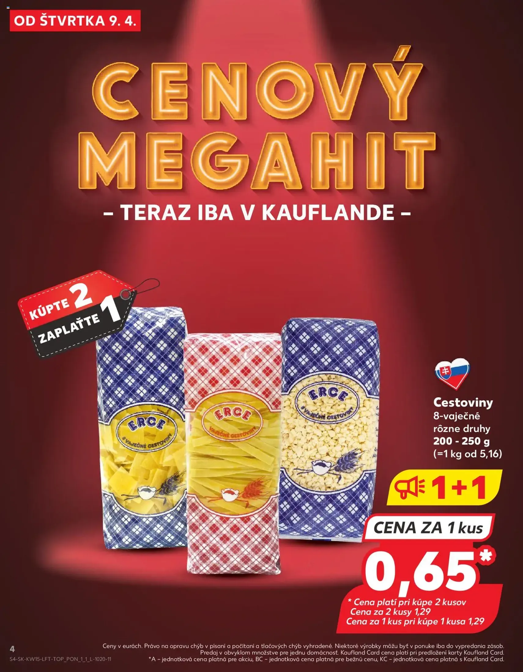 Kaufland leták - platný leták od 09.04.2026 strana 4 z 74