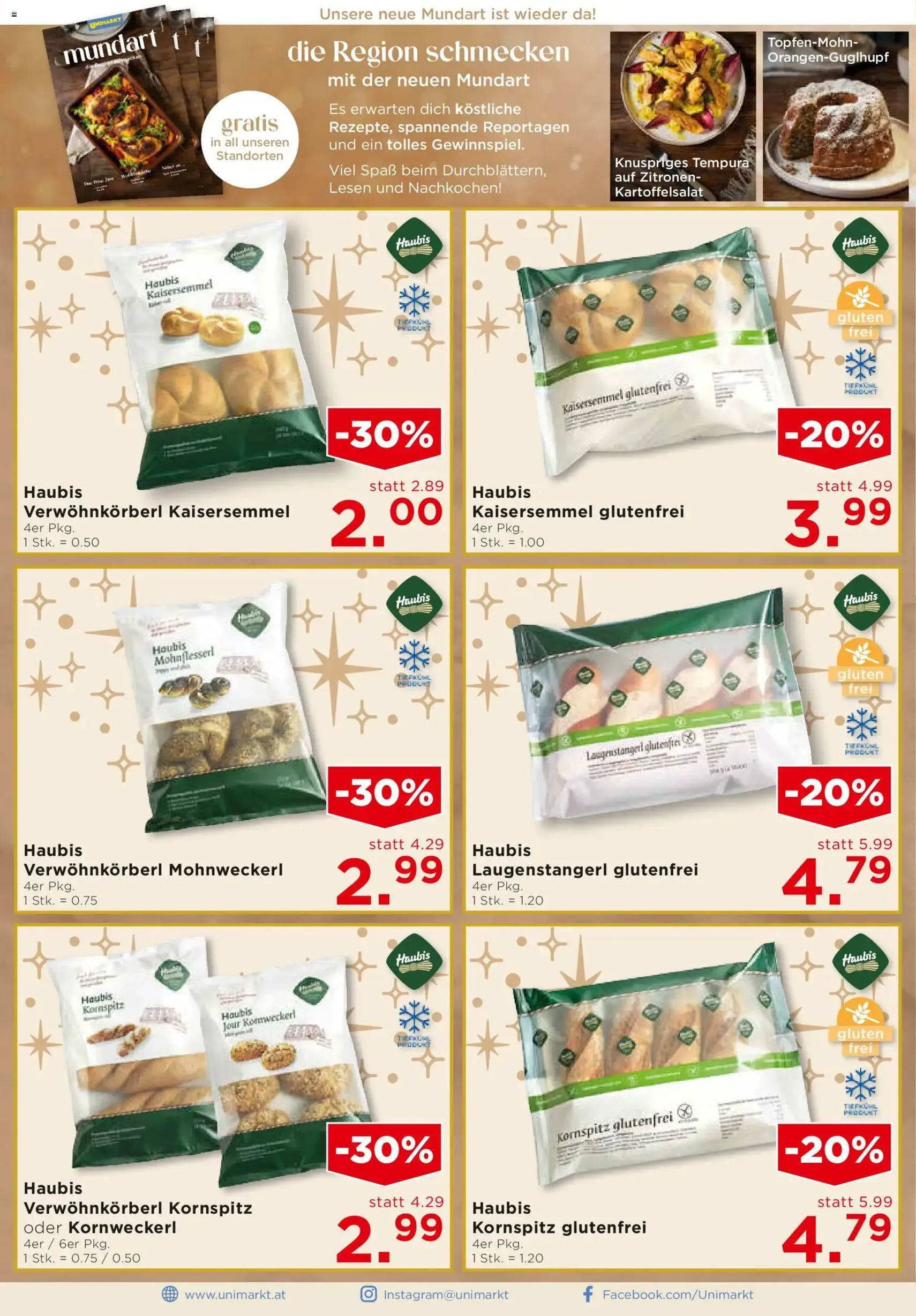Unimarkt Flugblatt - Gültiger Prospekt ab 03.12.2025, Seite 6 von insgesamt 16