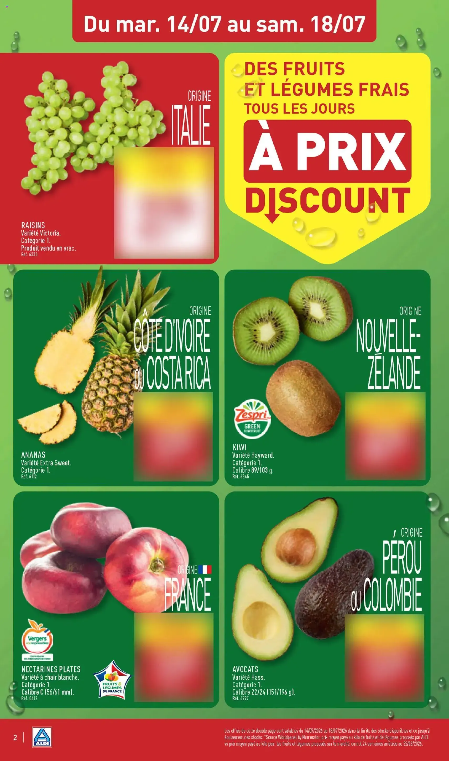 Aldi catalogue - brochure valable à partir du 14/07/2026, page 4 sur 44