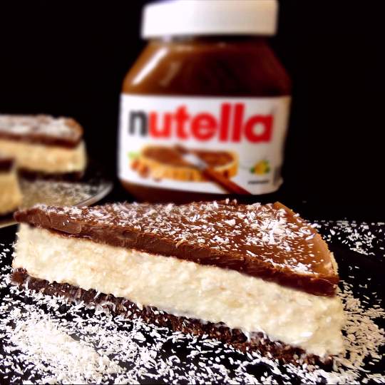 Anteprima ricetta Ricetta facile cheesecake cocco e nutella