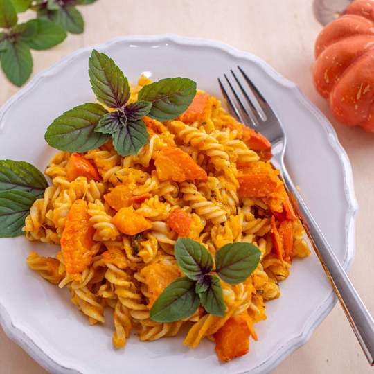 Anteprima ricetta Pasta alla zucca