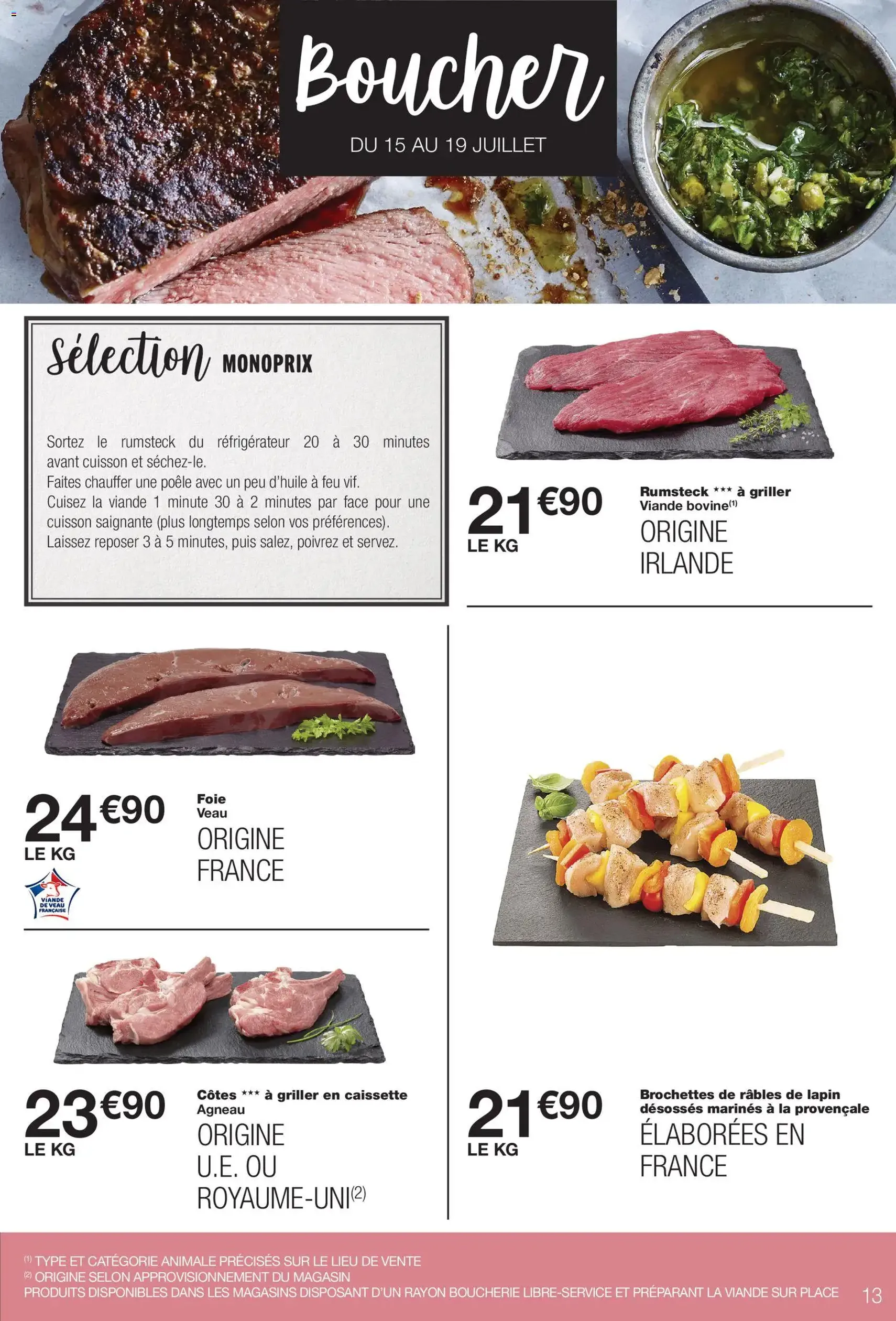 Monoprix catalogue - brochure valable à partir du 14/07/2026, page 13 sur 48