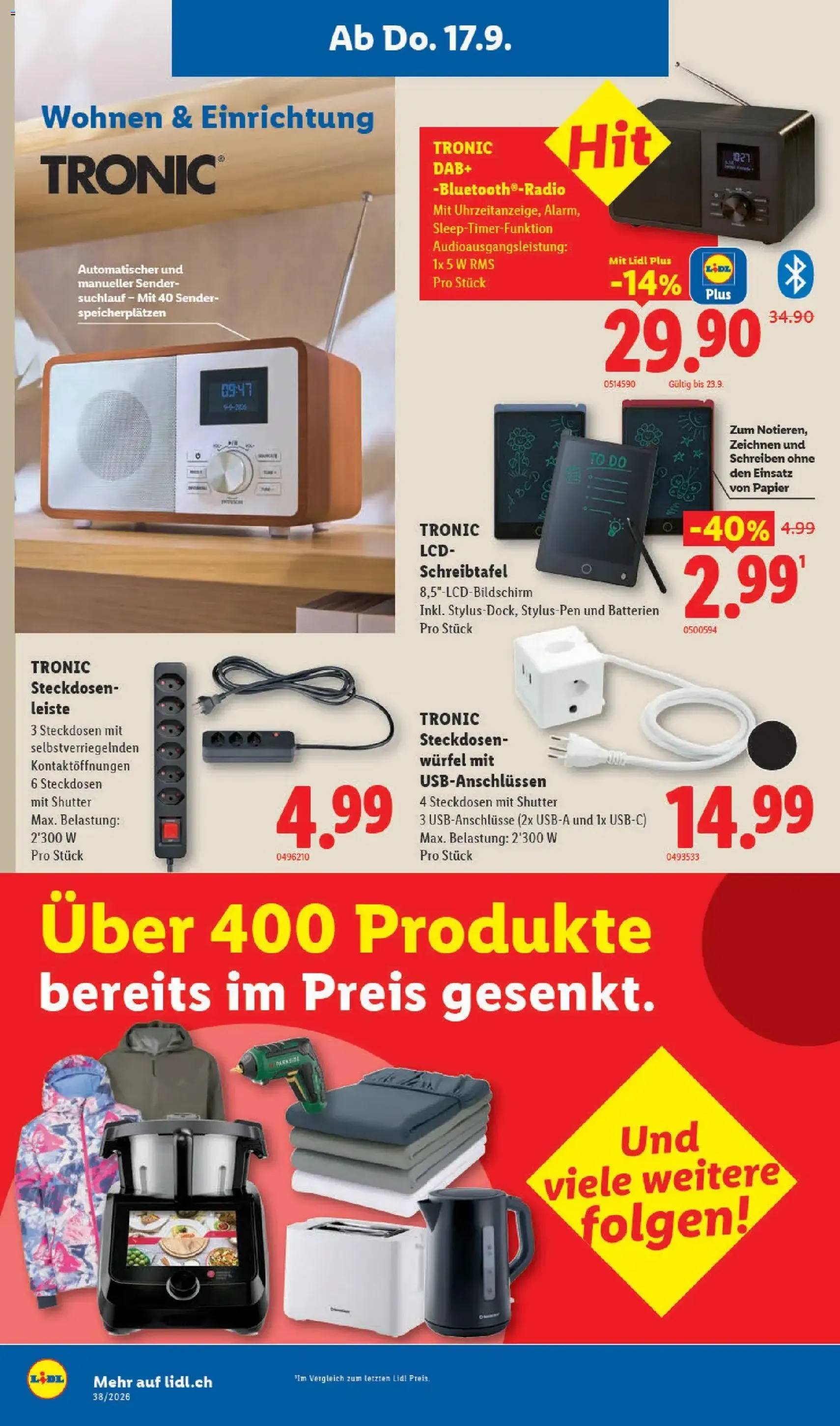 Lidl aktionen - Gültiger Prospekt ab 17.09.2026, Seite 20 von insgesamt 32