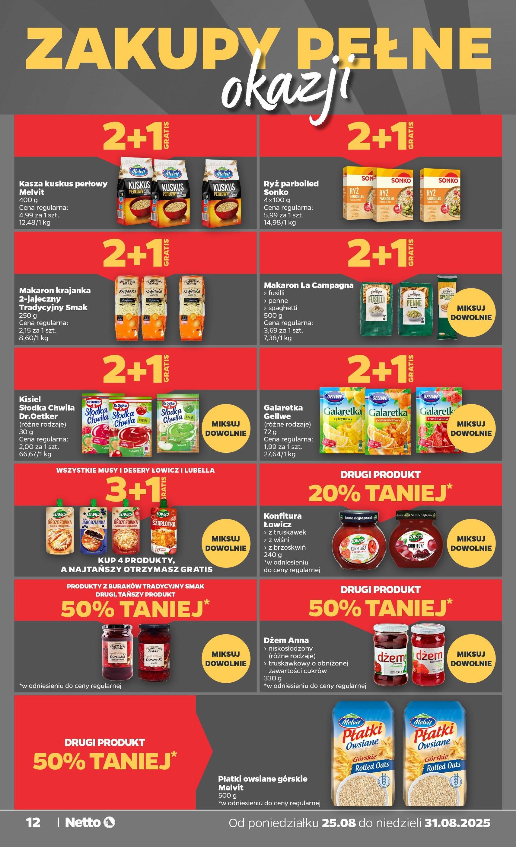 Netto gazetka - Spożywcza - ważny gazetka od 25.08.2025 strona 12 z 31 Netto gazetka - Spożywcza - ważny gazetka od 25.08.2025 strona 12 z 31