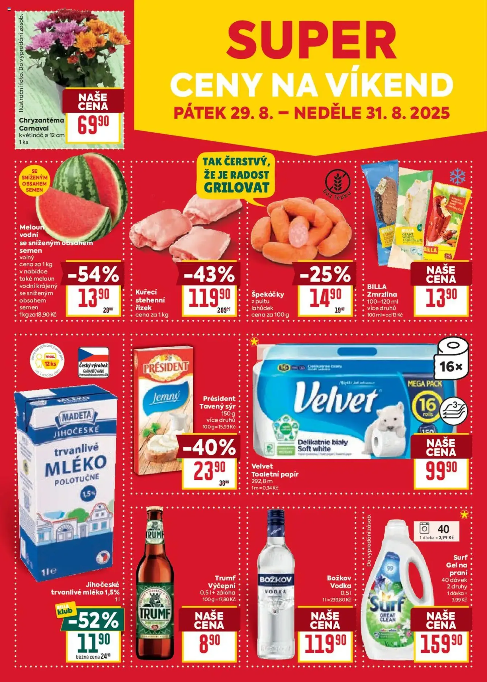 Billa Velký leták - platný leták od 27.08.2025 strana 33 z 36 Billa Velký leták - platný leták od 27.08.2025 strana 33 z 36