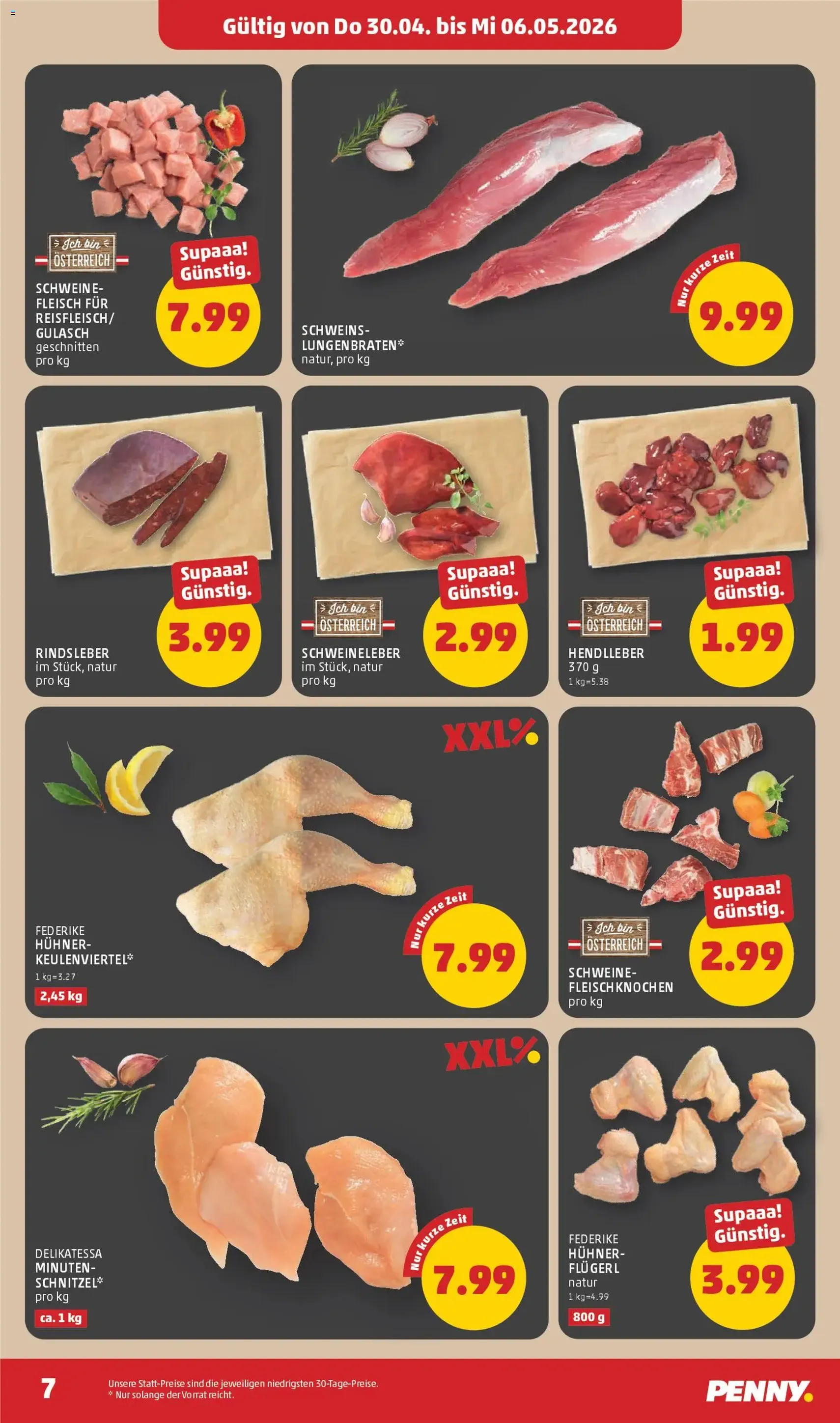 Penny Markt - Flugblatt - Gültiger Prospekt ab 30.04.2026, Seite 7 von insgesamt 32