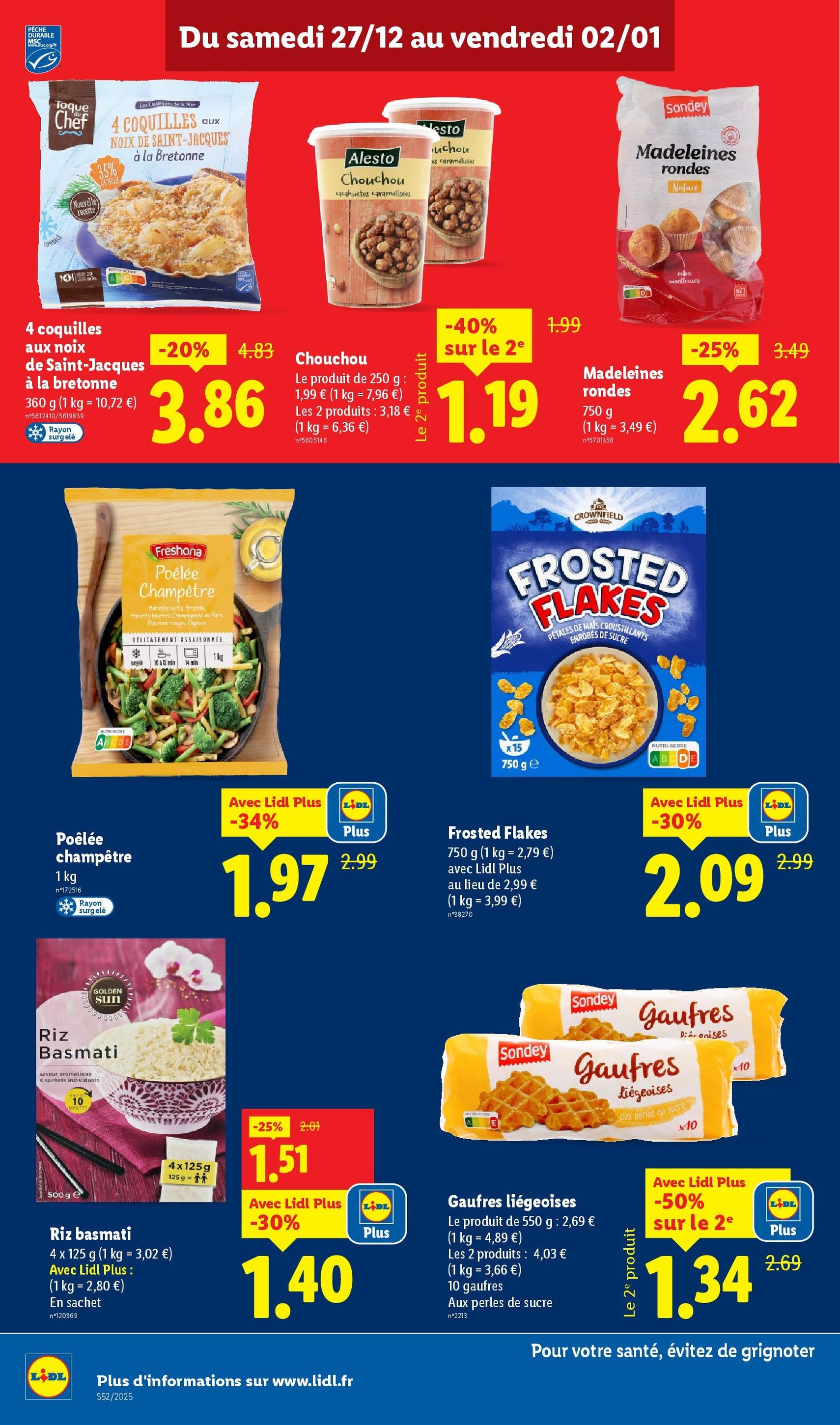 LIDL catalogue semaine 52 - brochure valable à partir du 27/12/2025, page 22 sur 84