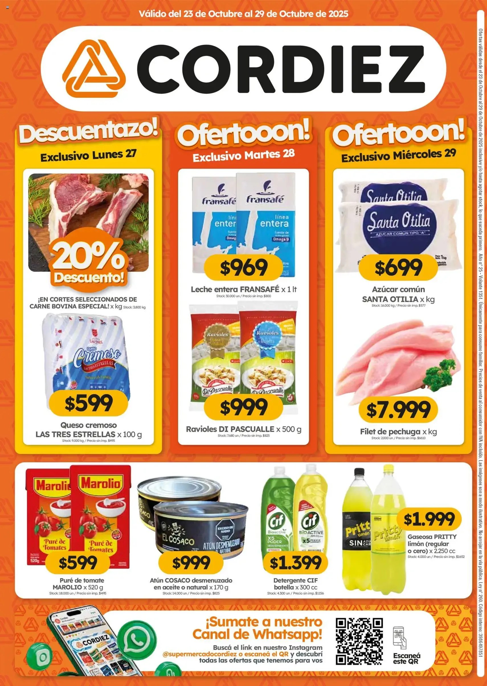 Cordiez ofertas - folleto válido desde 23/10/2025 página 8 de 8 Cordiez ofertas - folleto válido desde 23/10/2025 página 8 de 8