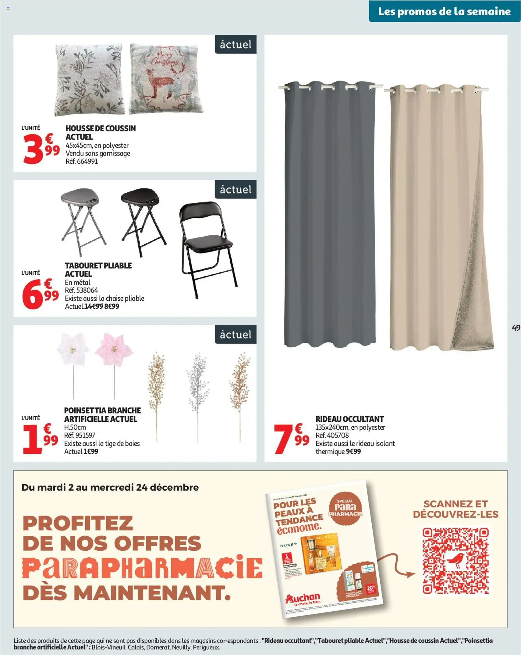 Auchan prospectus - brochure valable à partir du 02/12/2025, page 49 sur 62