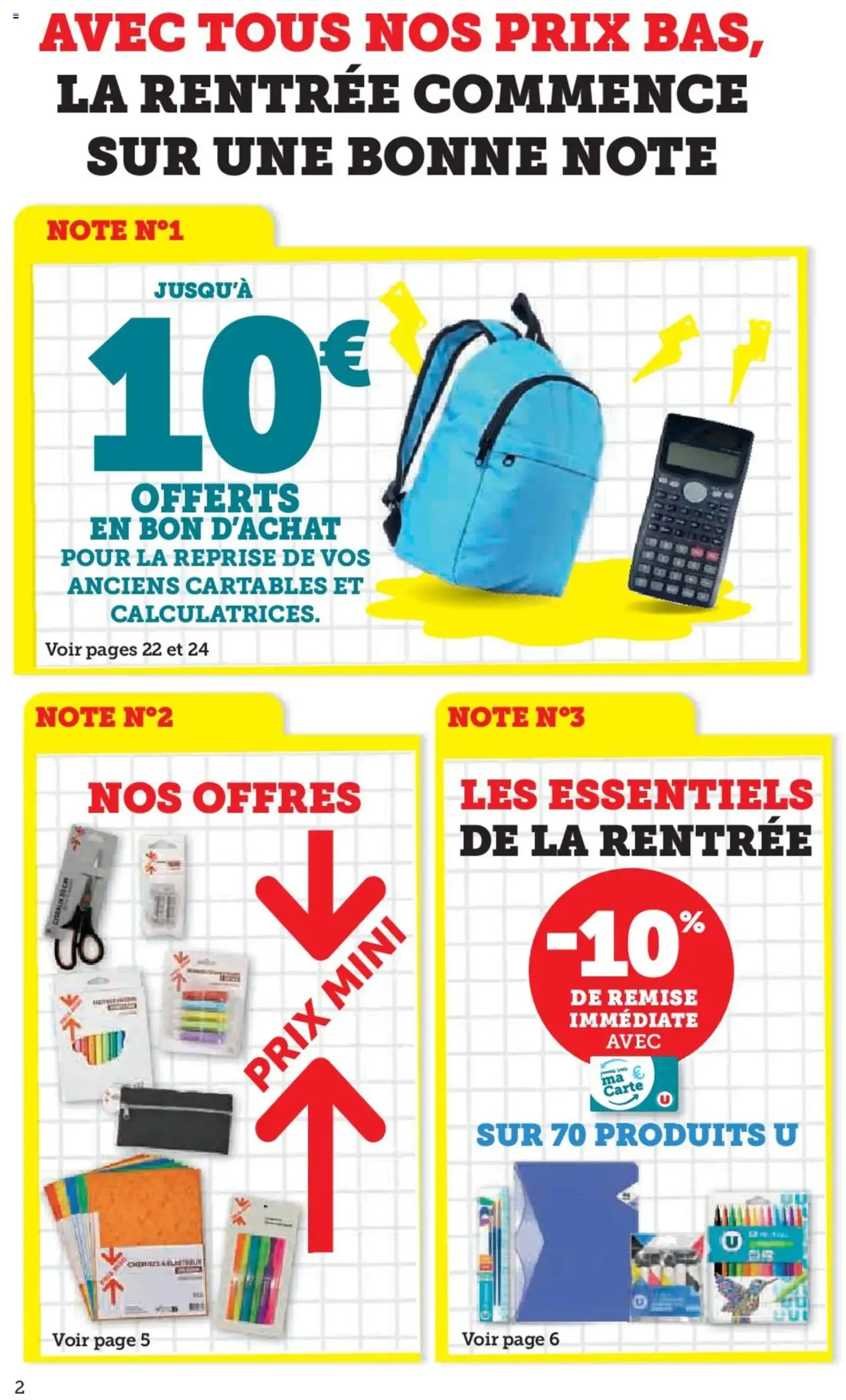 Hyper U catalogue - brochure valable à partir du 12/08/2025, page 2 sur 96 Hyper U catalogue - brochure valable à partir du 12/08/2025, page 2 sur 96
