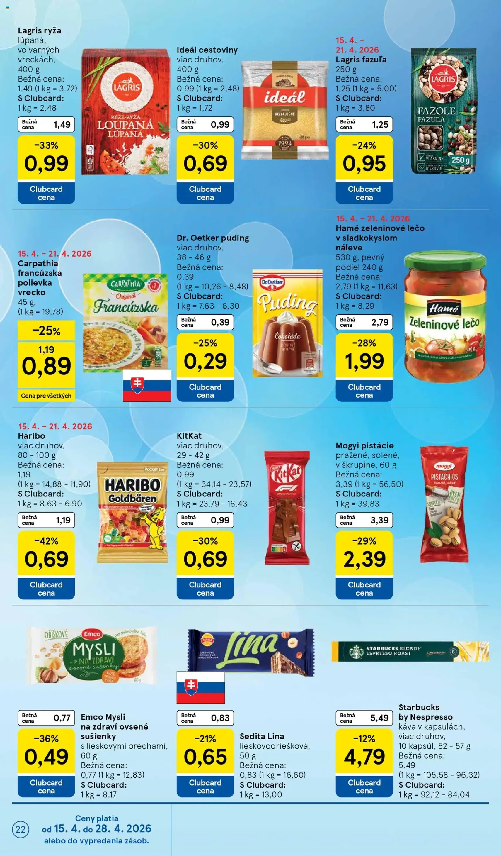 Tesco Hypermarket - leták - platný leták od 15.04.2026 strana 22 z 37