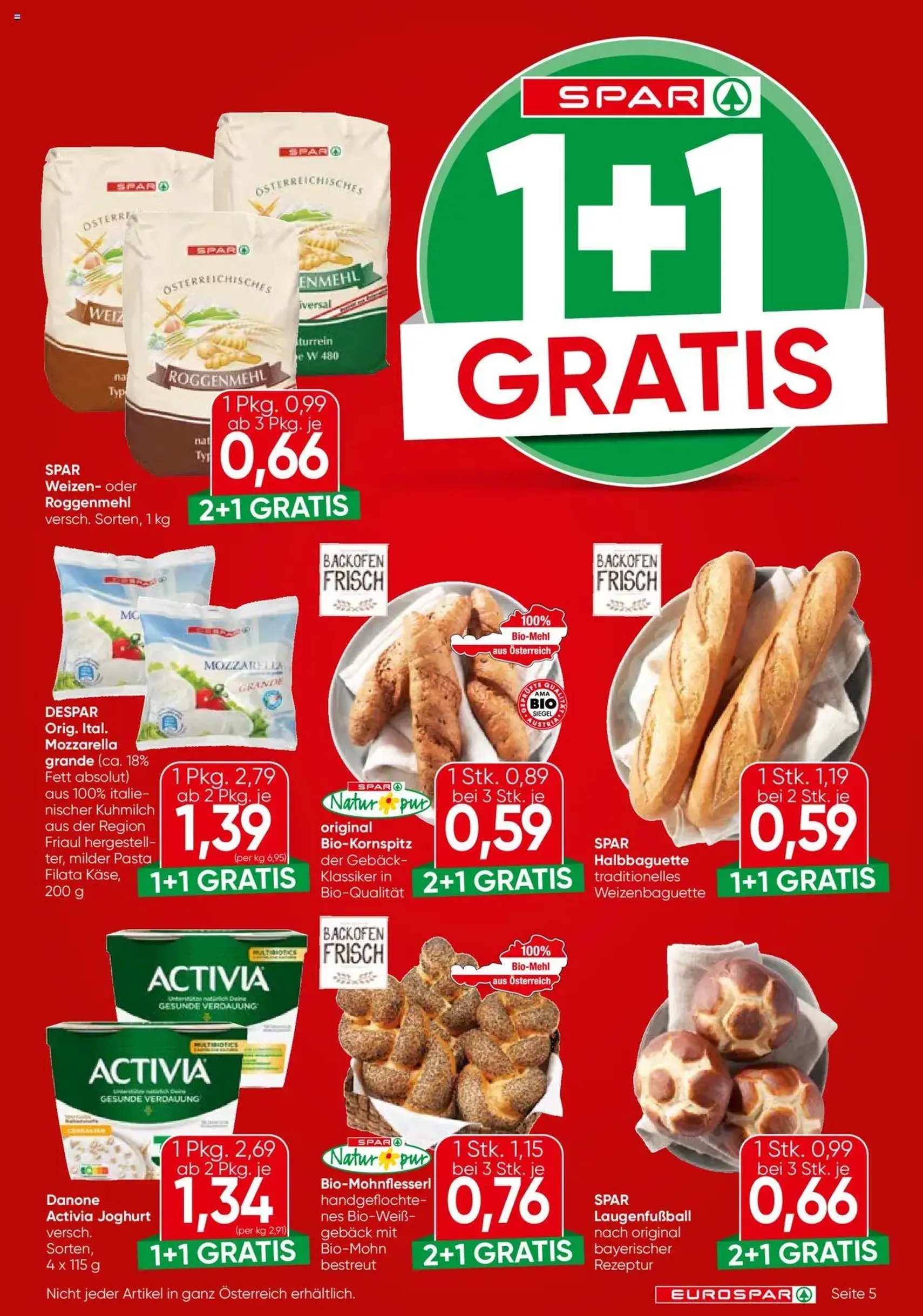 Eurospar Flugblatt - Gültiger Prospekt ab 25.09.2025, Seite 5 von insgesamt 16