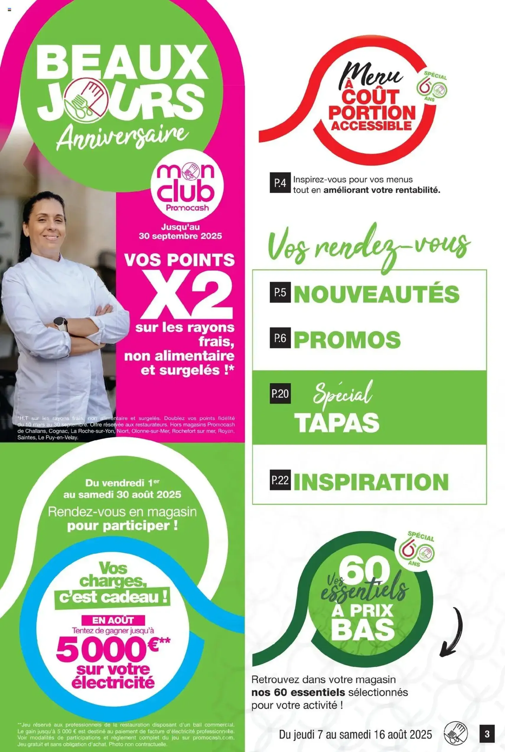 Promocash catalogue - brochure valable à partir du 07/08/2025, page 3 sur 24 Promocash catalogue - brochure valable à partir du 07/08/2025, page 3 sur 24