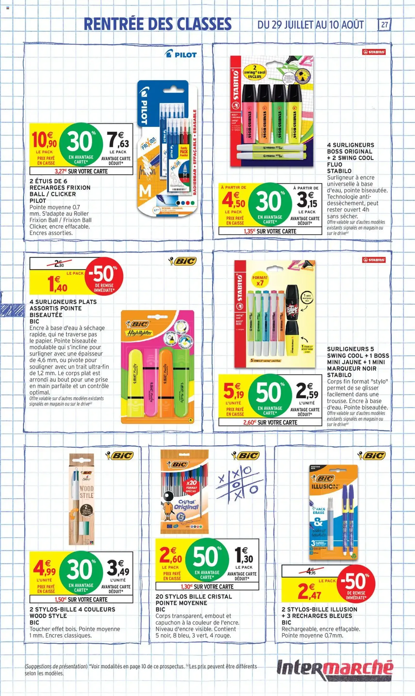 Intermarché catalogue semaine 30 - brochure valable à partir du 29/07/2025, page 27 sur 32 Intermarché catalogue semaine 30 - brochure valable à partir du 29/07/2025, page 27 sur 32