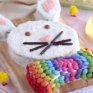 Recipe preview Tasty and easy Easter Bunny Cake recipe