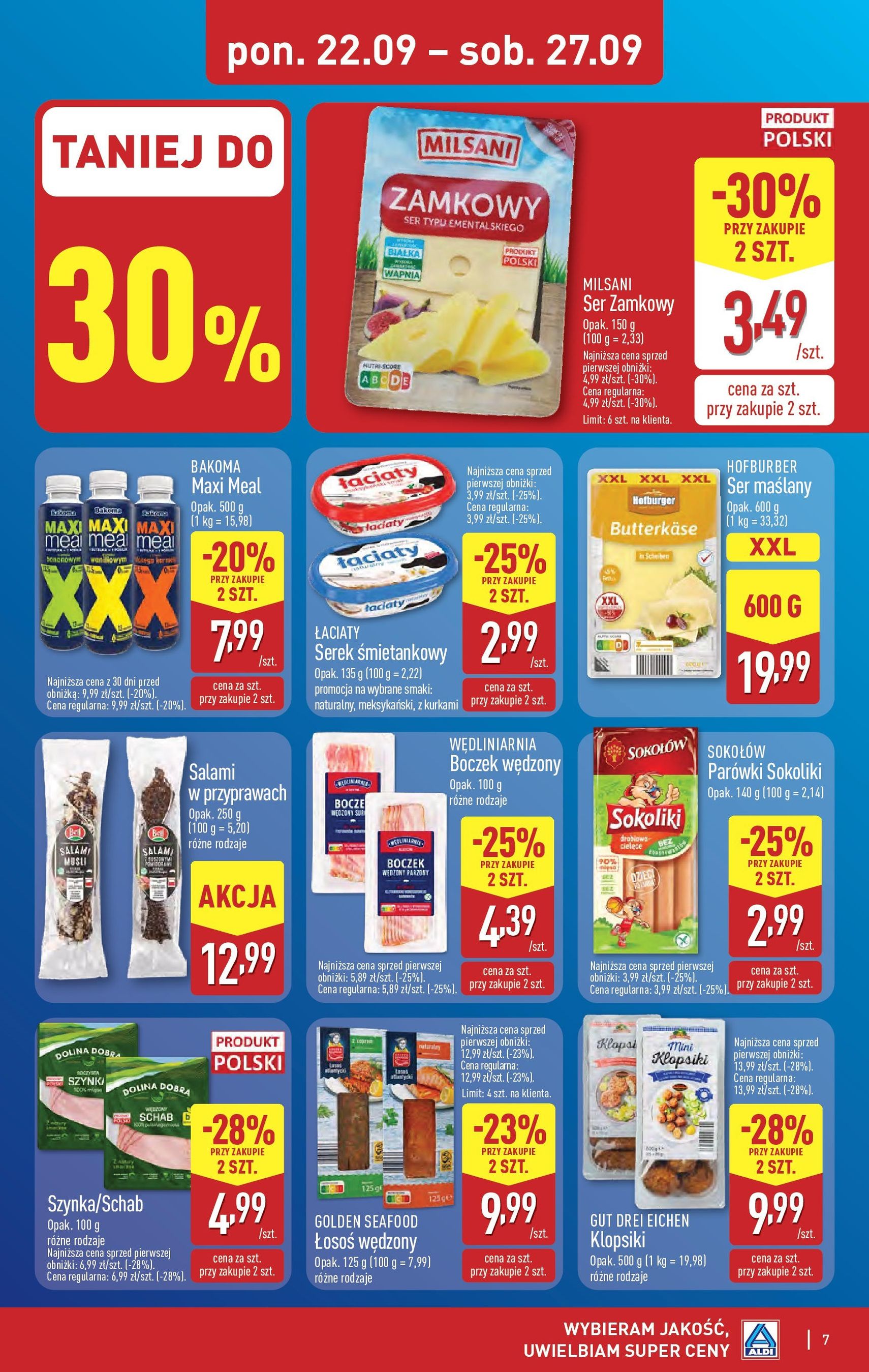 Aldi Gazetka - ważny gazetka od 22.09.2025 strona 7 z 41 Aldi Gazetka - ważny gazetka od 22.09.2025 strona 7 z 41
